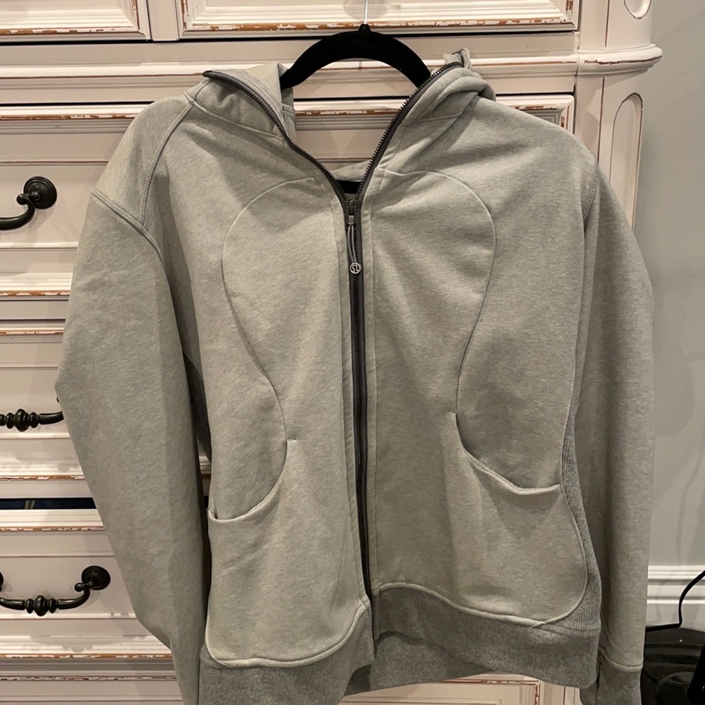 Lululemon gray zip up hoodie